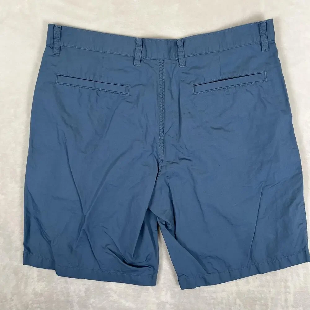 Patagonia Shorts Mens 36 Blue Organic Cotton Chino 9 Inseam Casual Travel